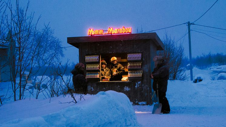 Marabou förser Sveriges nordligaste invånare med egen kiosk