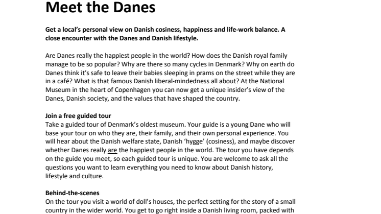 Meet the Danes