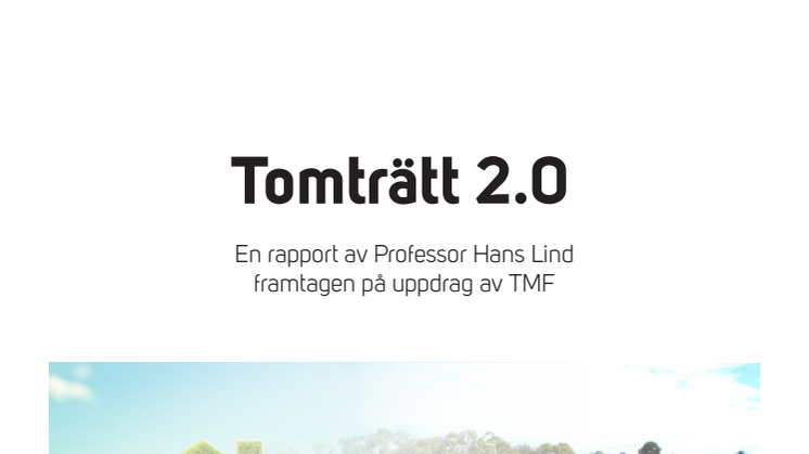 Rapport - Tomträtt 2.0
