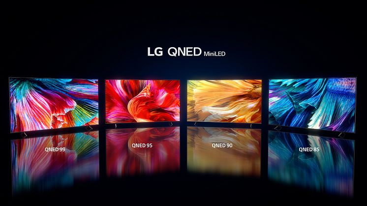 NY TEKNOLOGI: QNED MiniLED-TV-ene er blant de nye innslagene i årets ”line up”. Foto: LG