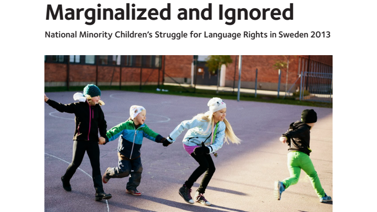 Rapport om nationella minoritetsbarns utbildningssituation i Sverige