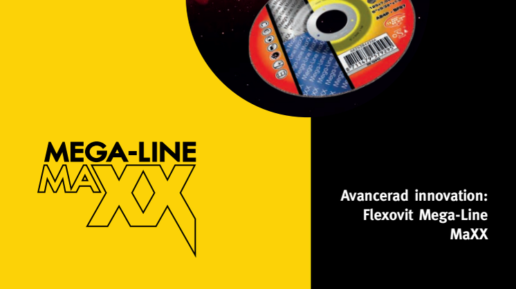 Broschyr Flexovit Mega-Line MaXX