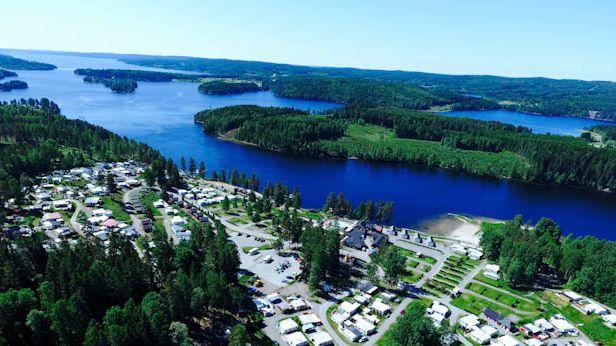 Svenske campingplasser legger til rette for å ta i mot norske turister. Foto: Sommarvik Camping.