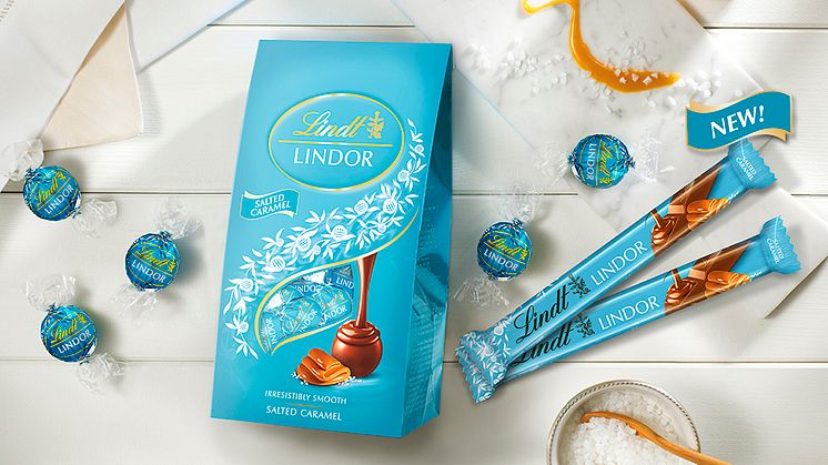 LINDOR Salted Caramel chokladbit 38g