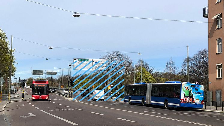 Nu stängs två av fyra körfält av när Stockholms stad arbetar med Västerbrons östra, och därefter västra, sida. 