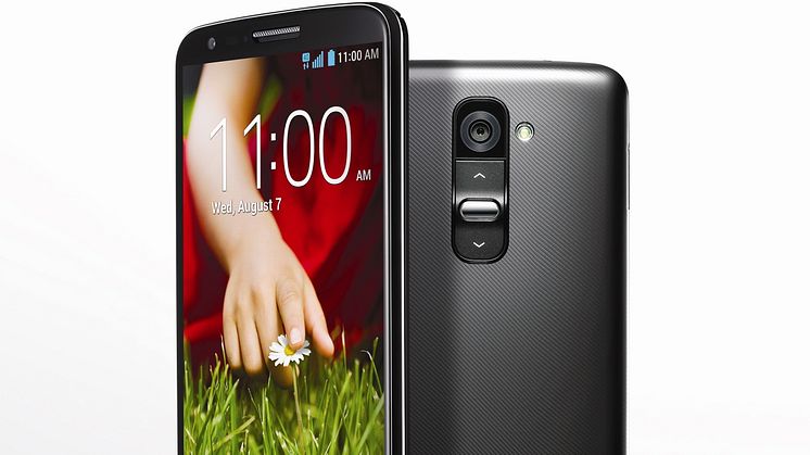 LG G2 BRYTER NY MARK INOM SMARTPHONE-DESIGN – VÄRLDENS FÖRSTA SMARTPHONE HELT UTAN KNAPPAR PÅ SIDORNA