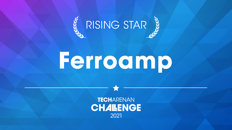 Ferroamp is a finalist in the Techarenan Challenge