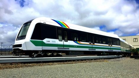 Hitachi Rail Italy presents the first train of the new Metro of Honolulu