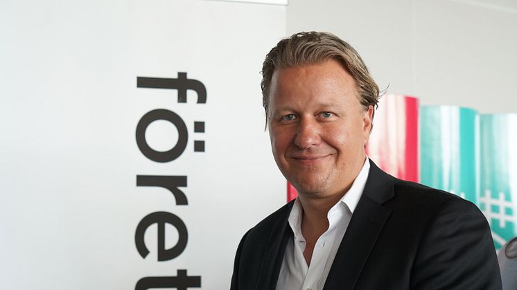 Frukostgäst Fabian Bengtsson, ordförande för Företagarna