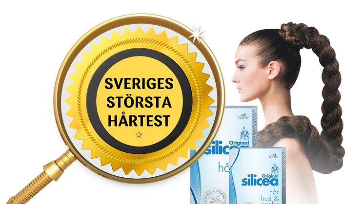 Sveriges största hårtest utvärderar trovärdigheten för kosttillskott för håret