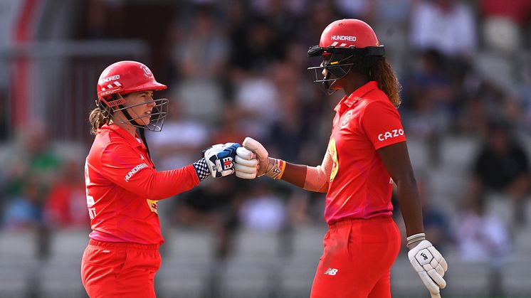 Tammy Beaumont and Hayley Matthews Welsh Fire Retained