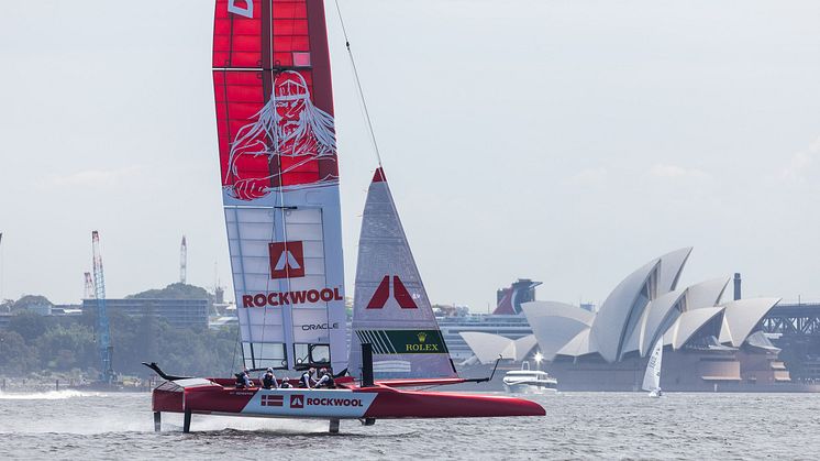Holger Danske er med det danske SailGP-hold, når starten går i Sydney den 28. februar