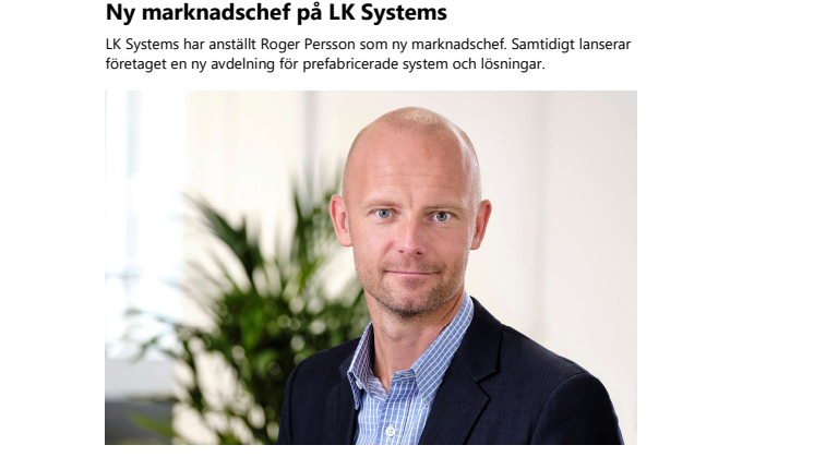 Ny marknadschef på LK Systems