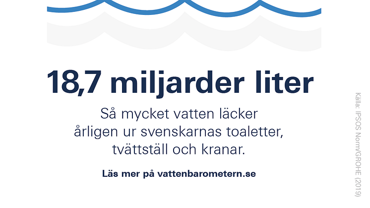 World Water Week 2019: Fem fakta om svenskarnas vattenkonsumtion