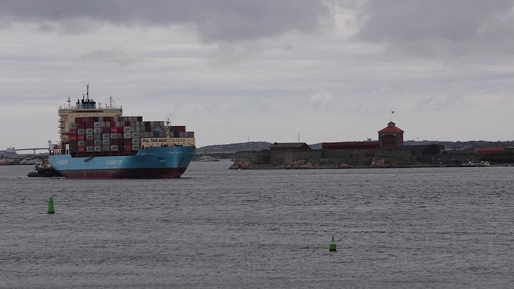 Laura Maersk i Göteborgs hamn