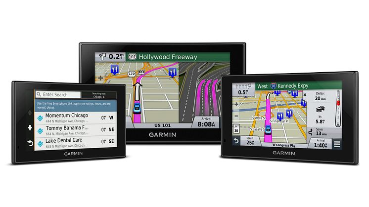 Garmin® nüvi® Advanced – med Foresquare®,  Direct Access och skärm med multitouch 