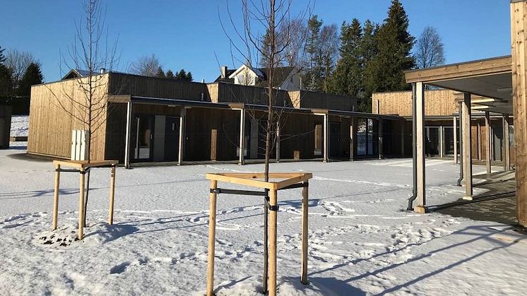 Svanemerkede rusomsorgsboliger på Løvestad i Spydeberg. Dette er de første boligene av dette slaget som er godkjent etter at Svanemerket strammet inn kravene sine enda mer. 