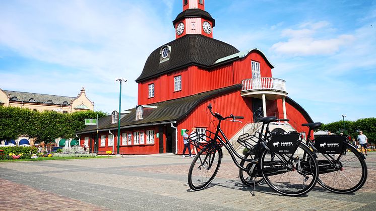 Hyrcyklar i Lidköping Rådhuset