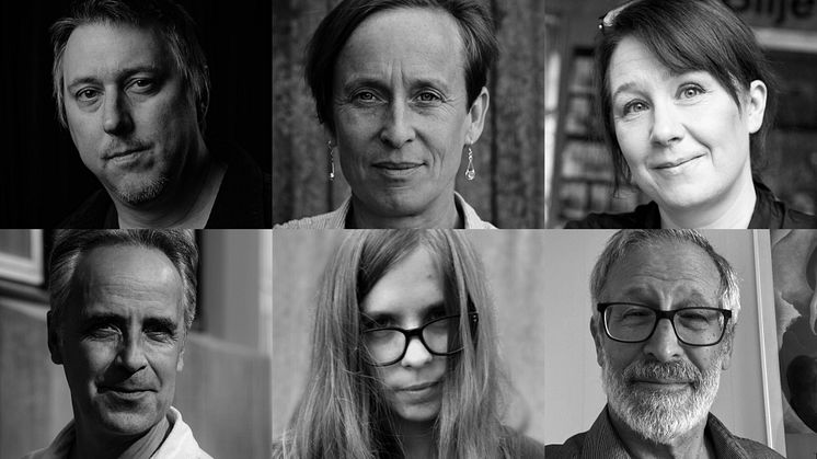 Erik Åkerlind, Kristina Ros, Frida Röhl, Lars Melin, Johanna Larsson och Robert Lyons.