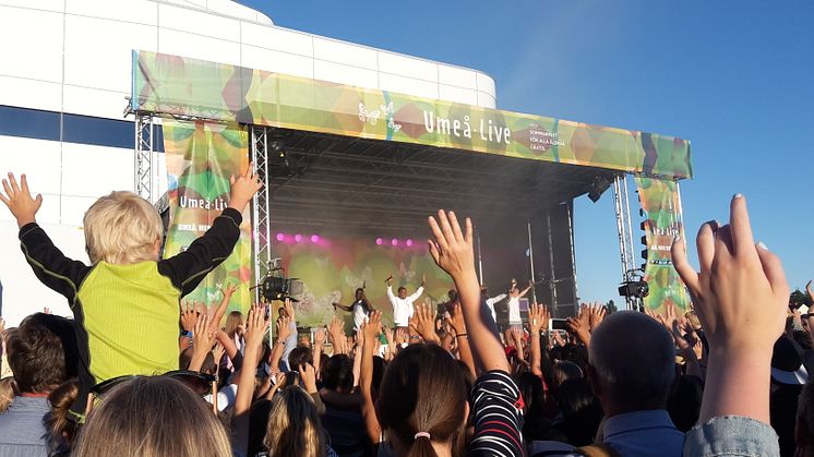 Umeå Live 20 juli på Skeppsbron