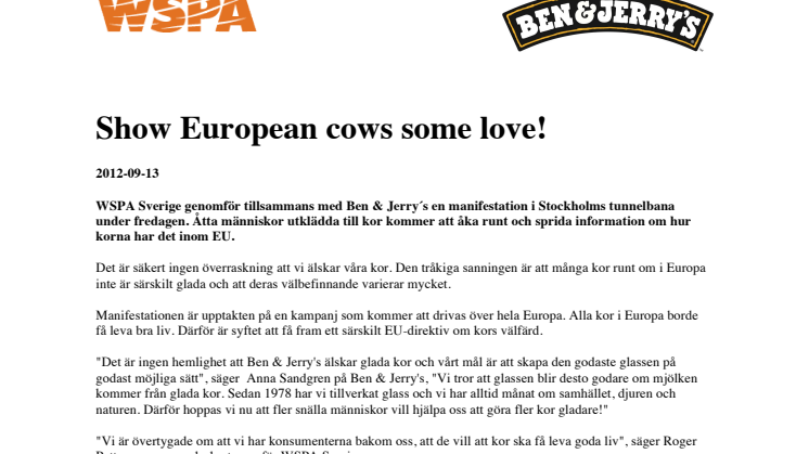 Show European cows some love!