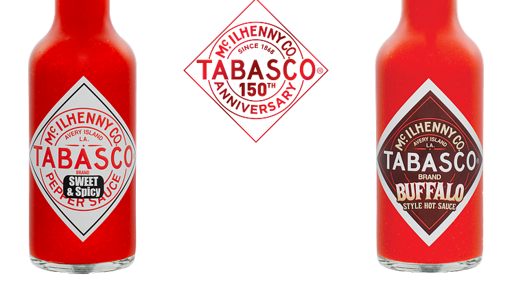Tabasco fyller 150 år - det firar vi med 2 fantastiska nyheter!