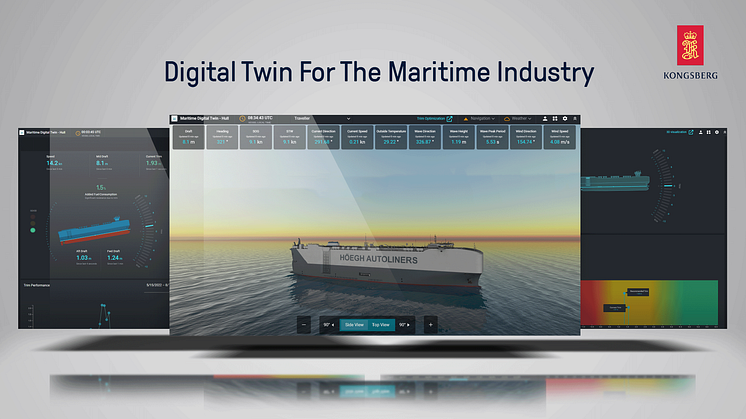 Kongsberg Digital (KDI) launches a maritime digital twin with Höegh Autoliners as its first pilot customer.
