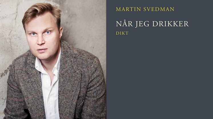 Martin Svedman debuterte med diktsamling i 2019 (Foto: Anna-Julia Granberg / BLUNDERBUSS)