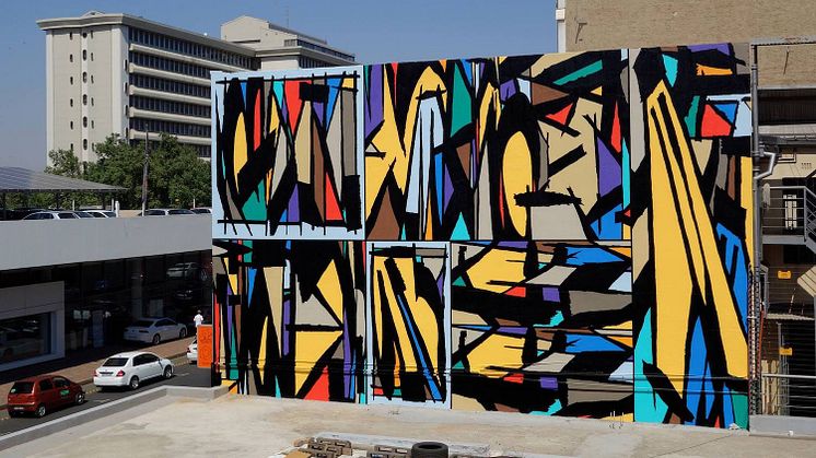 Sobekcis-duon seinämaalaus Johannesburgissa