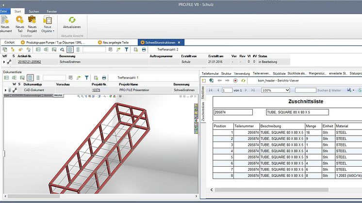 PLM-Lösung PRO.FILE unterstützt jetzt SOLIDWORKS 2016