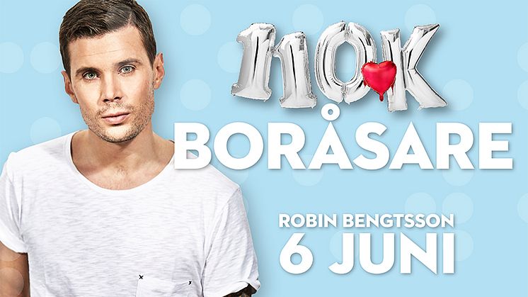 110 000 boråsare firas med Robin Bengtsson på scen