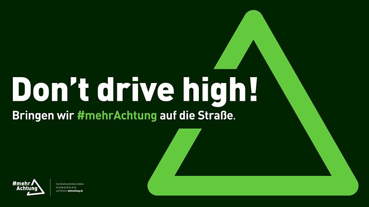  „Kein Cannabis im Straßenverkehr“