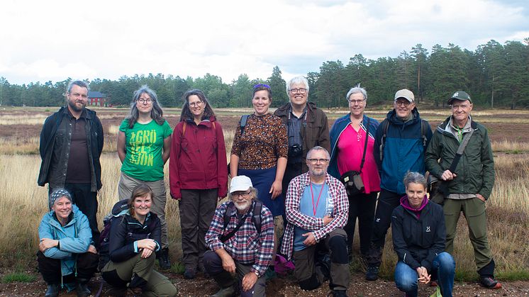 Gruppbild på Svenska Botaniska Förenigens styrelse och personal