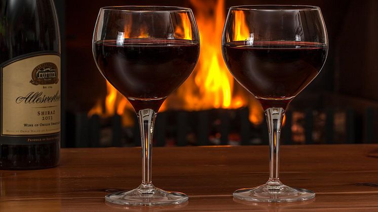 Rött vin minskar risk för bukfetma. Foto: Pixabay. CC0. 