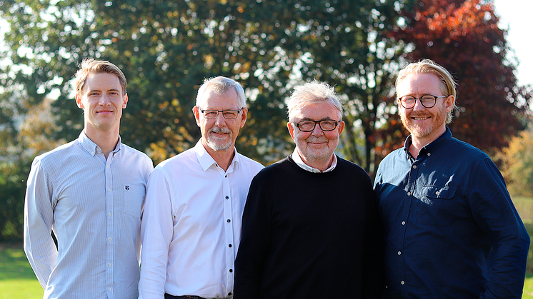 Rådgiverteamet Arkplan. Fra venstre:  André Hundahl Esbersen, John Bo Nielsen, Willy Rosseel, Poul Aas