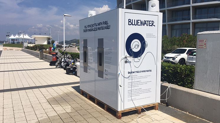 Look out for the powerhouse hydration station from Bluewater  during the Grand Finale of 52 Super Series, which serves pure water and wages war on single use plastic bottles