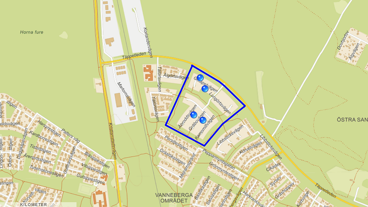 I slutet på 2022 planeras fyra kvarter med bostäder står klara i Åhus. 