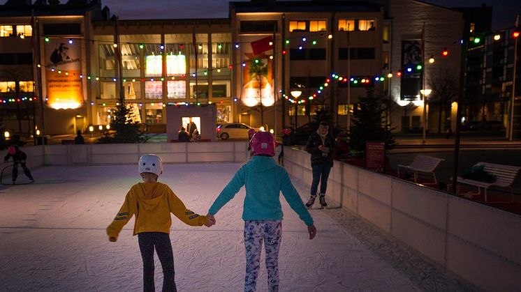 Isbana på Sundstorget i Helsingborg