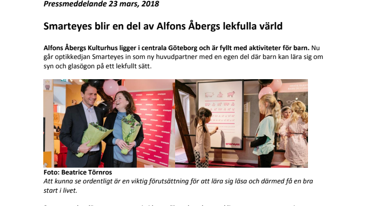 Smarteyes blir en del av Alfons Åbergs lekfulla värld