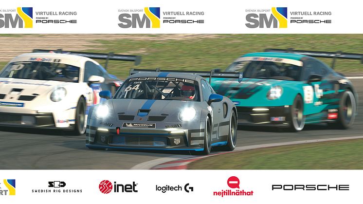 Missa inte årets SM virtuell racing by Porsche – live på SBFplay.se