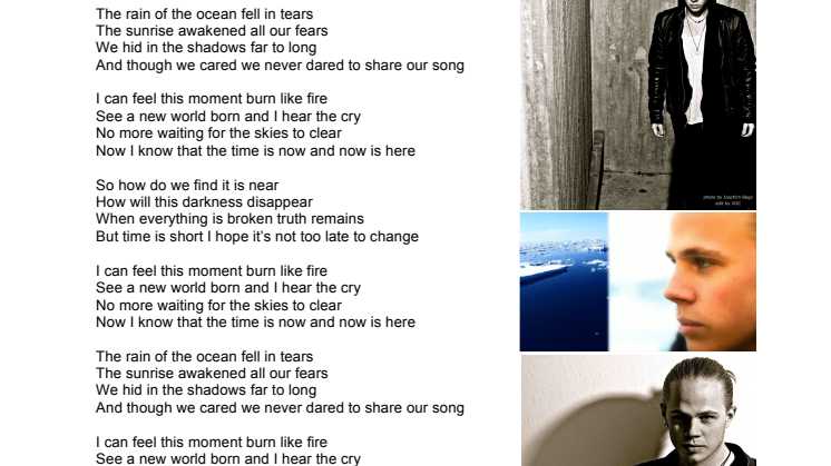 Lyrics to "Now Is Here" by Simon Hassle