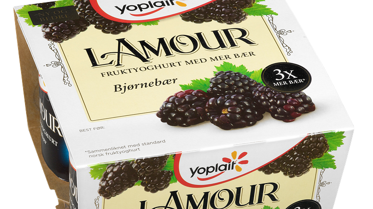 Yoplait l'Amour med bjørnebær