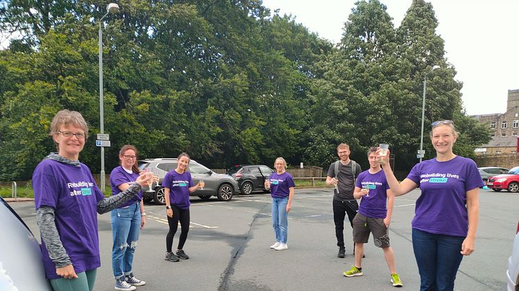 ​Calderdale stroke professionals take on fundraising relay to help rebuild lives