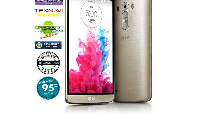 LG G3 menestyy – huippuarvostelut kuluttajilta ja lehdistöltä