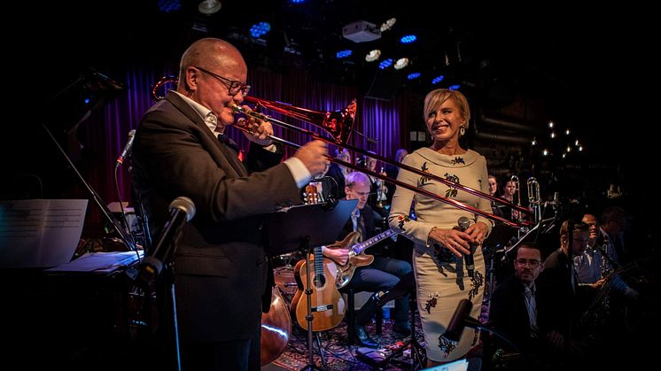 Nils Landgren och Silje Nergaard under turnén förra året