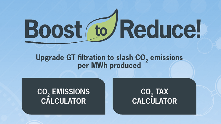 Camfil introduces the easiest and most cost-efficient way to reduce gas turbine CO₂ emissions