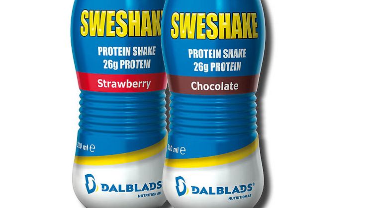  SWESHAKE - en färdigblandad proteindryck från Dalblads