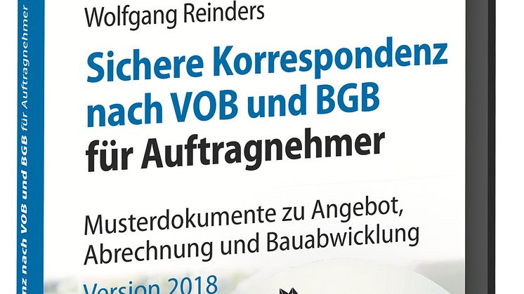 Sichere Korrespondenz nach VOB und BGB für Auftragnehmer, Version 2018 (3D/tif)