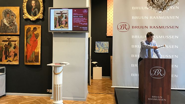 Frederik Bruun Rasmussen sælger russisk ikon for 4,6 mio. kr.