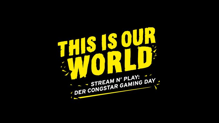 „Stream ’n’ Play: Der congstar Gaming Day” am 10.10.20